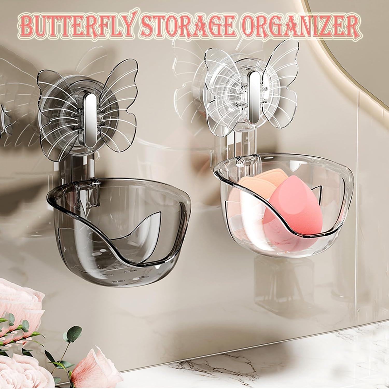 ZIOYCKL Suction Cup Storage Rack for Bathroom
