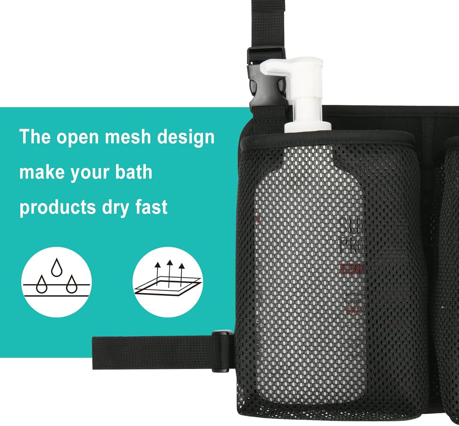 Beautyflier Removable Hanging Bag for Shower Chair