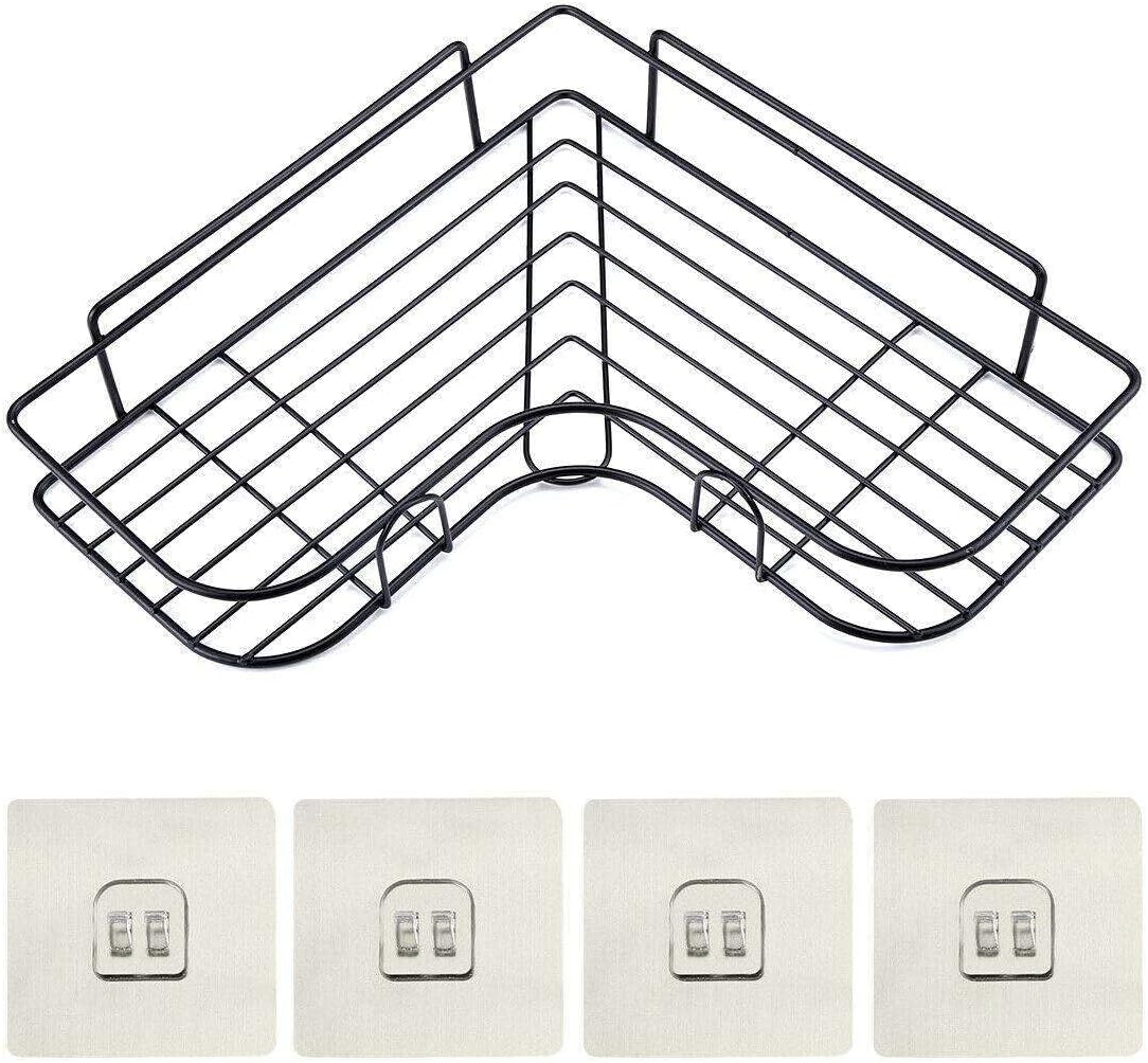 FINANCIALLY LIT Triangular Wall-Mounted Shower Caddy