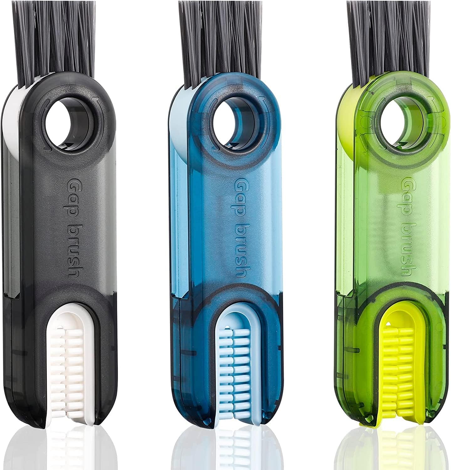 HROY Toilet Brush and Holder Set - 3 in 1 Cleaning Tool