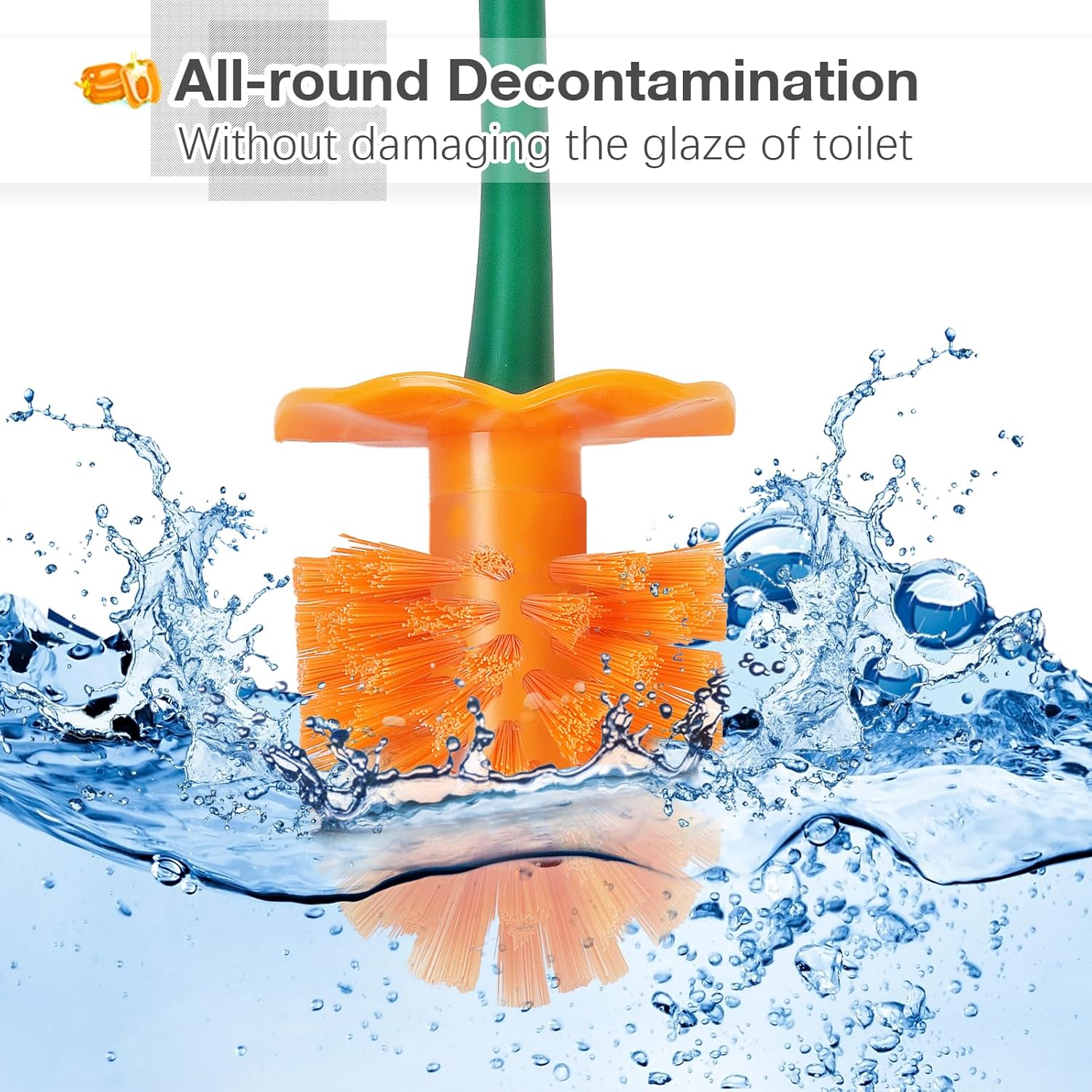 ADNIKIA Bell Pepper Toilet Brush with Holder
