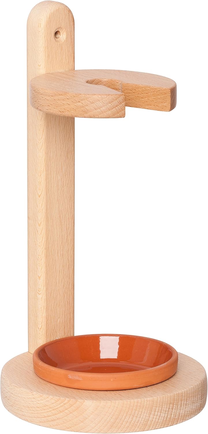 REDECKER Oiled Beechwood Toilet Brush Set