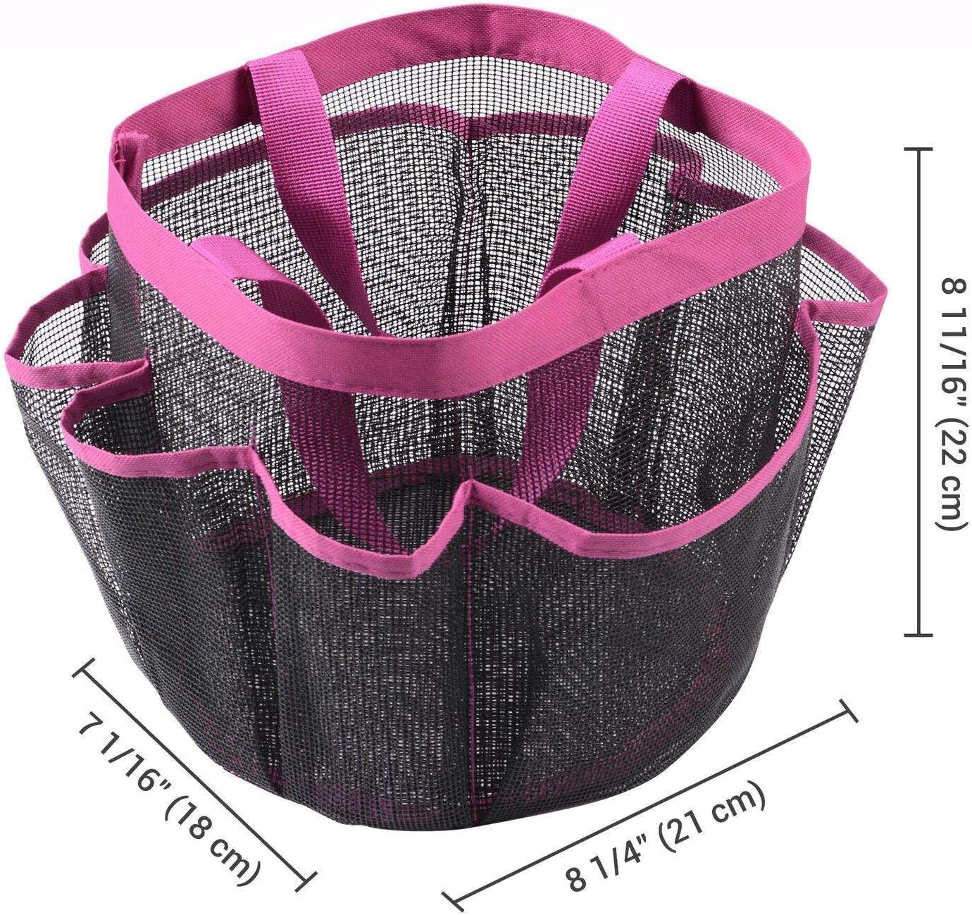 FINANCIALLY LIT 2 Pack Pink Shower Caddy Bag