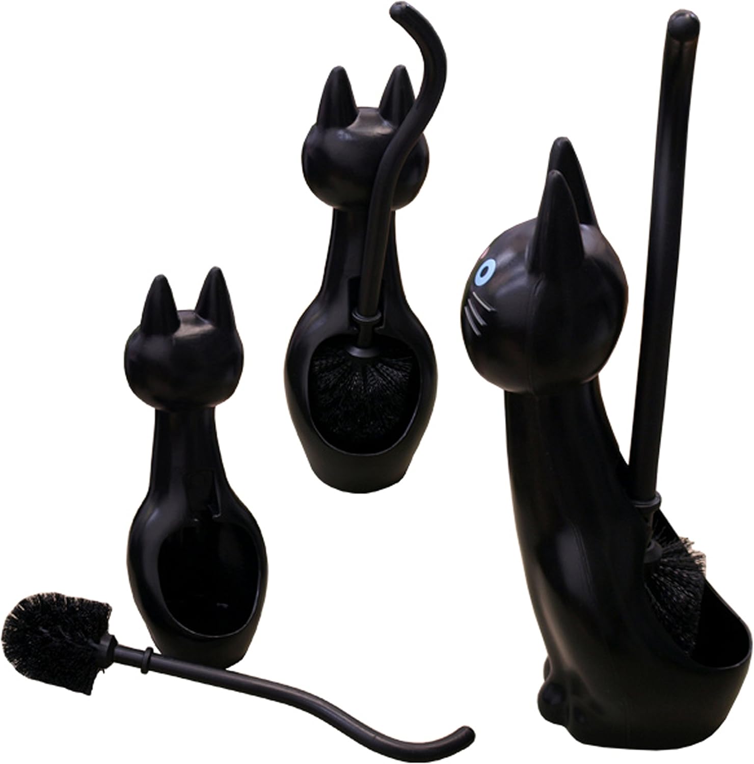 Meiho ME02 Cat Toilet Brush Black