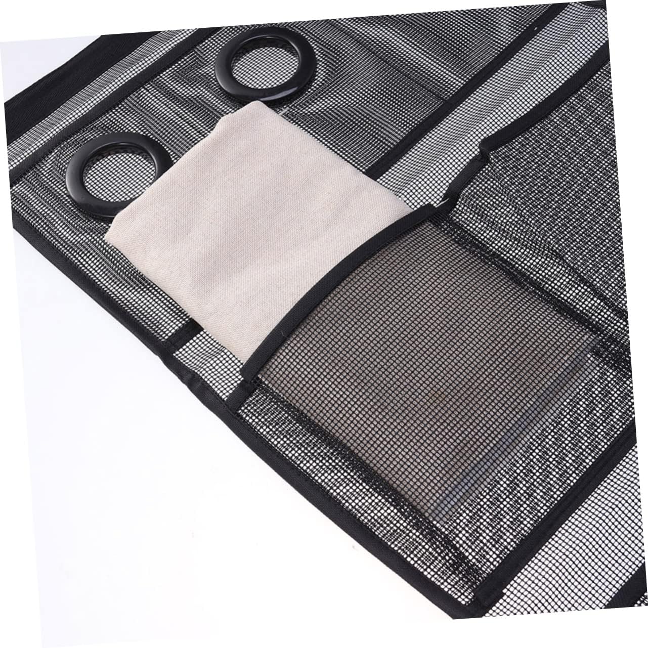 DECHOUS 3 Hooks 7 Sections PVC Mesh Shower Organizer