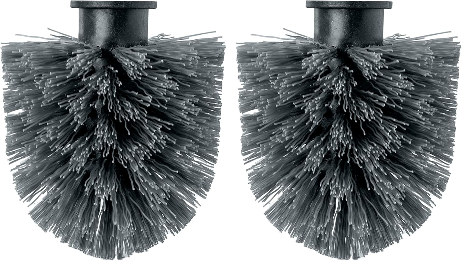 Vigar Toilet Bowl Brush Refill 2 Pack Black
