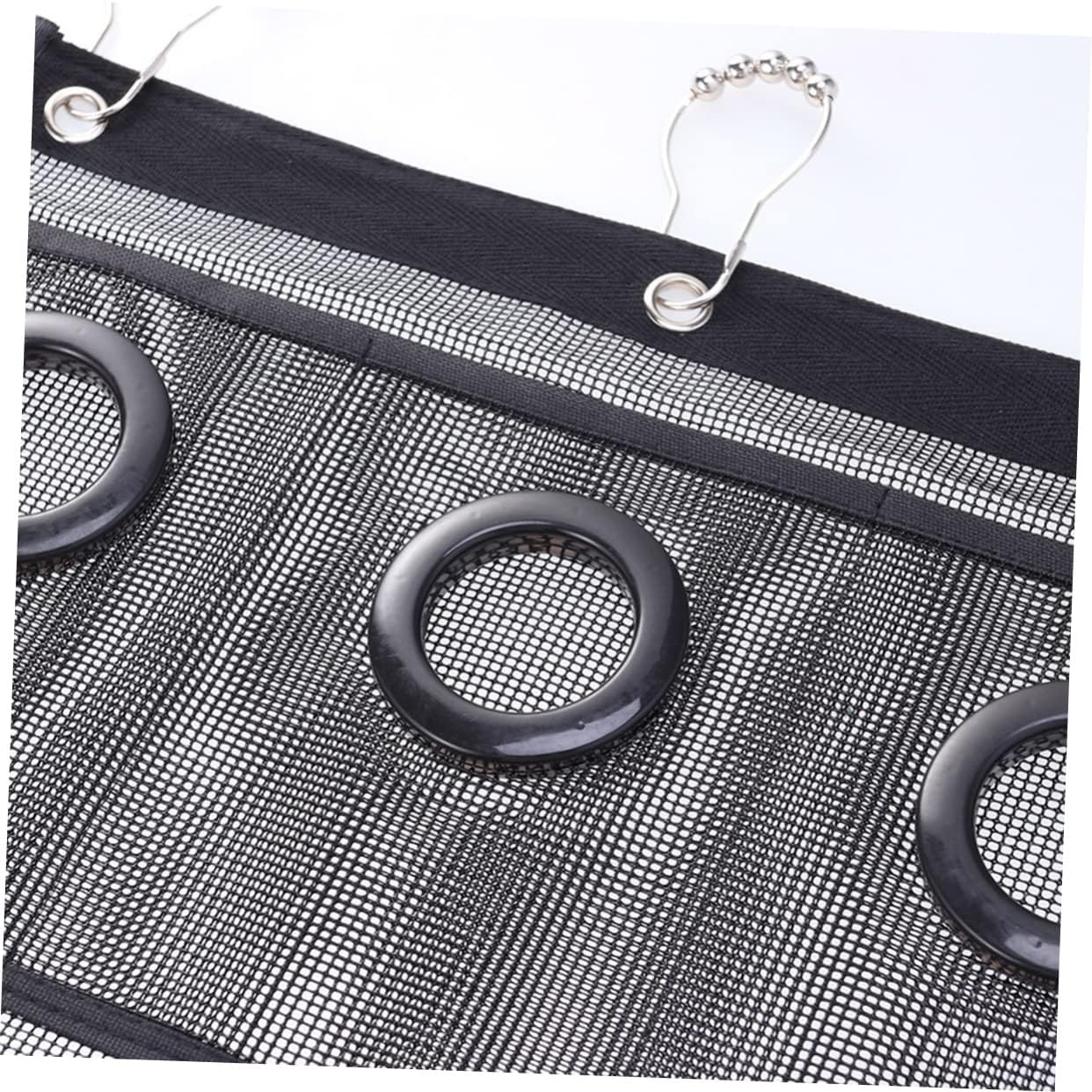 DECHOUS 3 Hooks 7 Sections PVC Mesh Shower Organizer