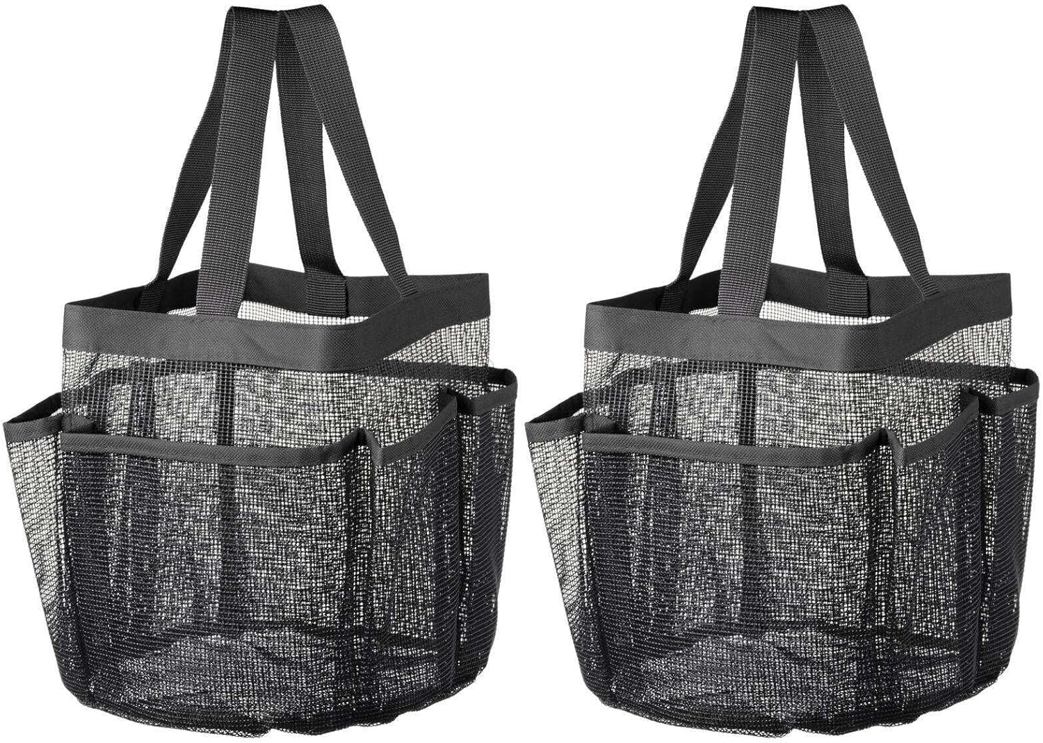 LKOP 2 Packs 8 Pockets Portable Shower Caddy