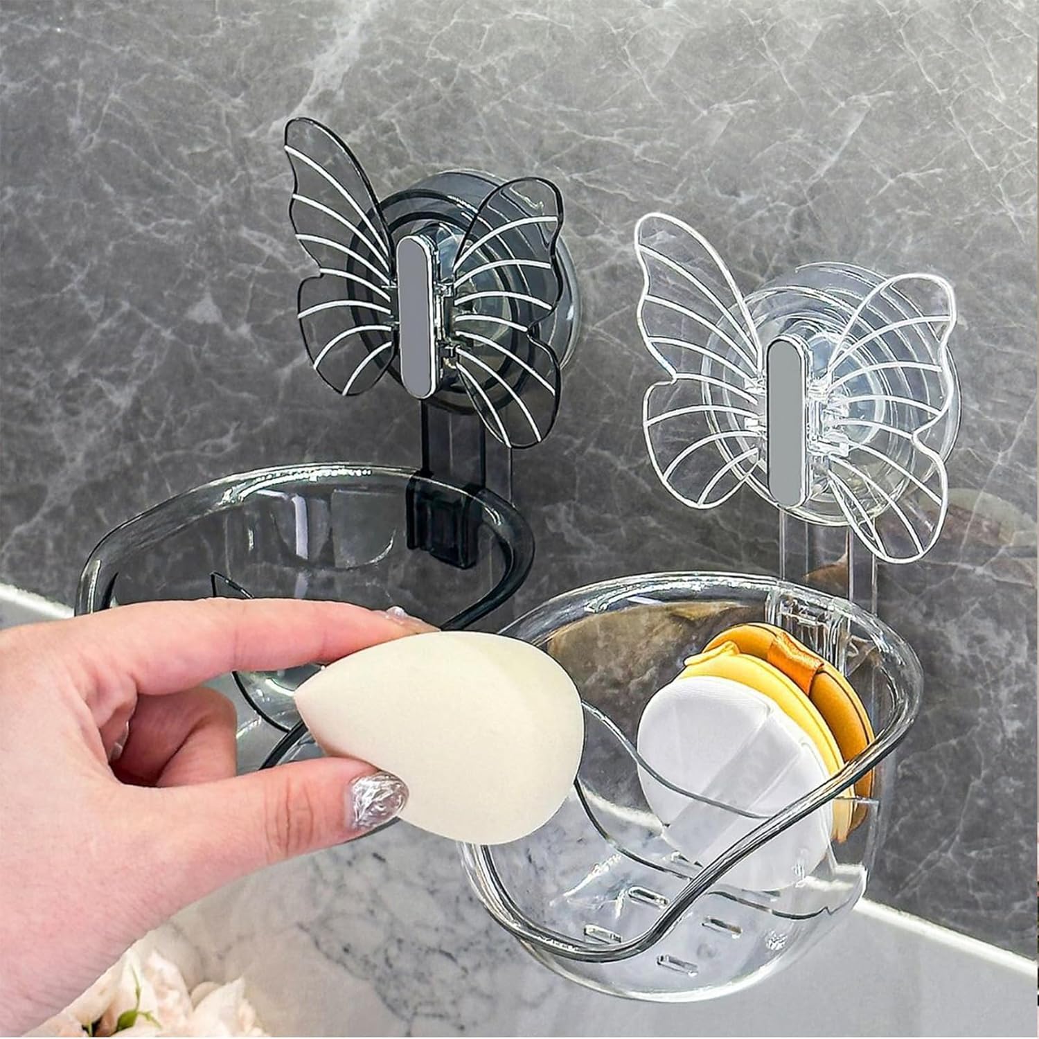 ZIOYCKL Suction Cup Storage Rack for Bathroom