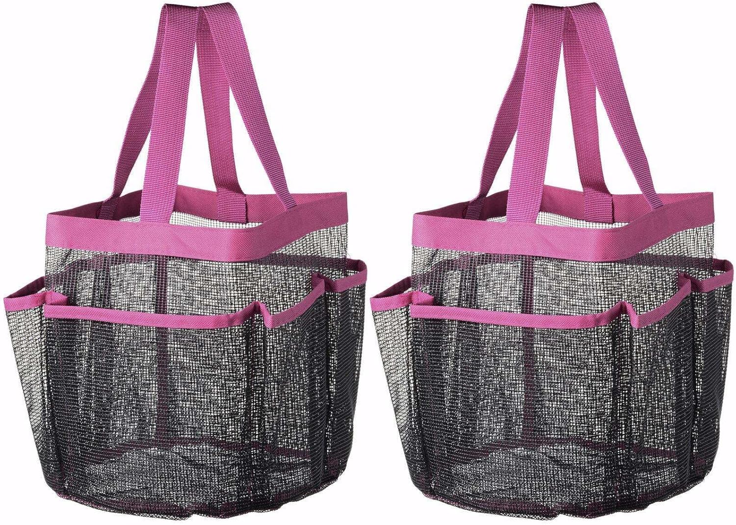FINANCIALLY LIT 2 Pack Pink Shower Caddy Bag