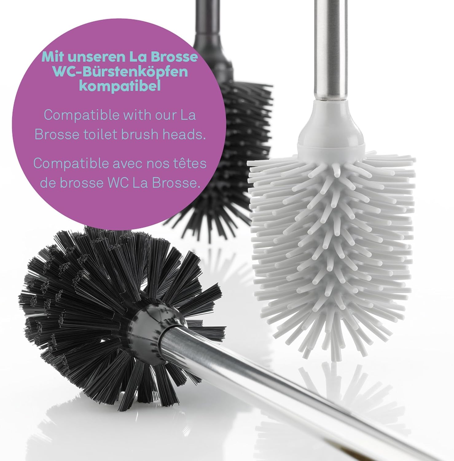 Kela Toilet Brush Set Marta Collection Black 1