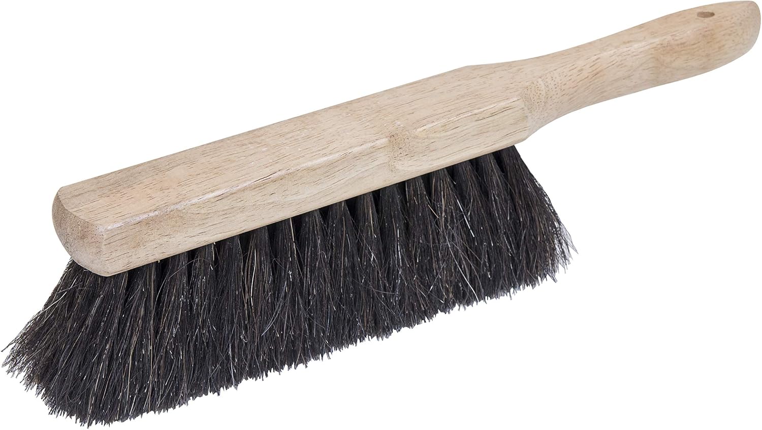Quickie Horse Hair Bench Brush with 135 Inch Wooden Handle