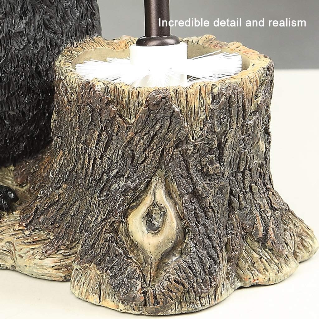 SPOUR Cartoon Bear Toilet Brush with Holder