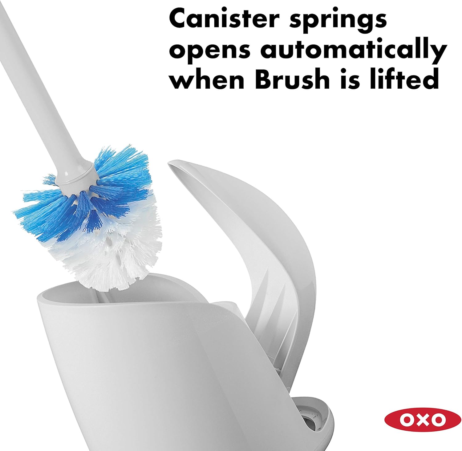 OXO Toilet Cleaning Bundle - Brush Plunger with Canisters