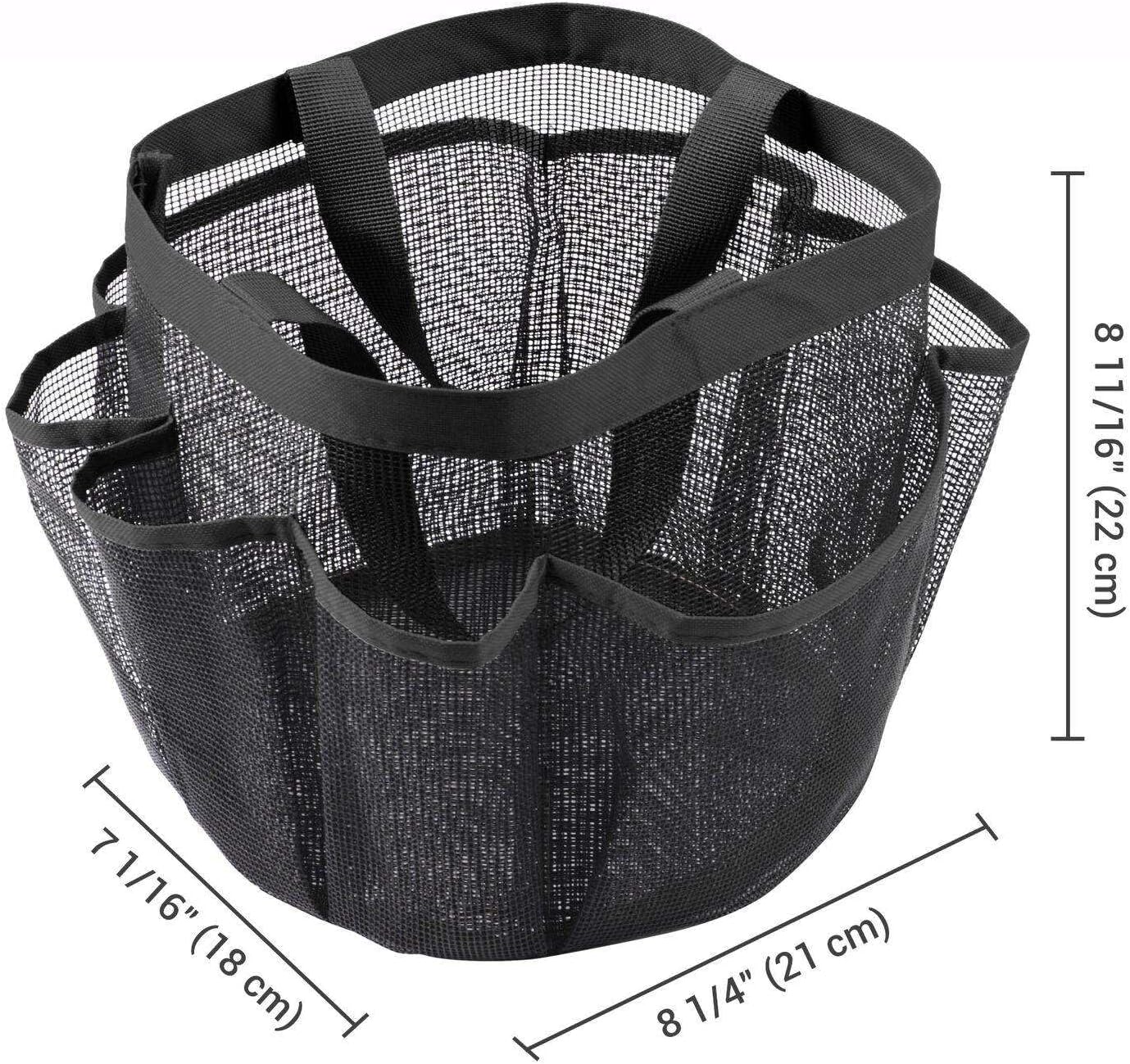 LKOP 2 Packs 8 Pockets Portable Shower Caddy