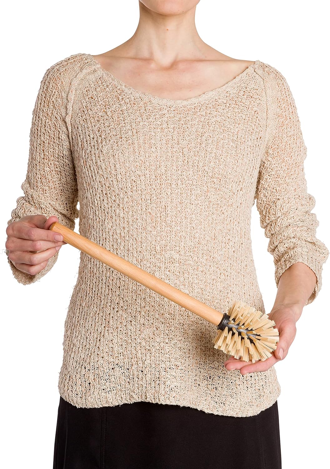 REDECKER Oiled Beechwood Toilet Brush with Replaceable Head