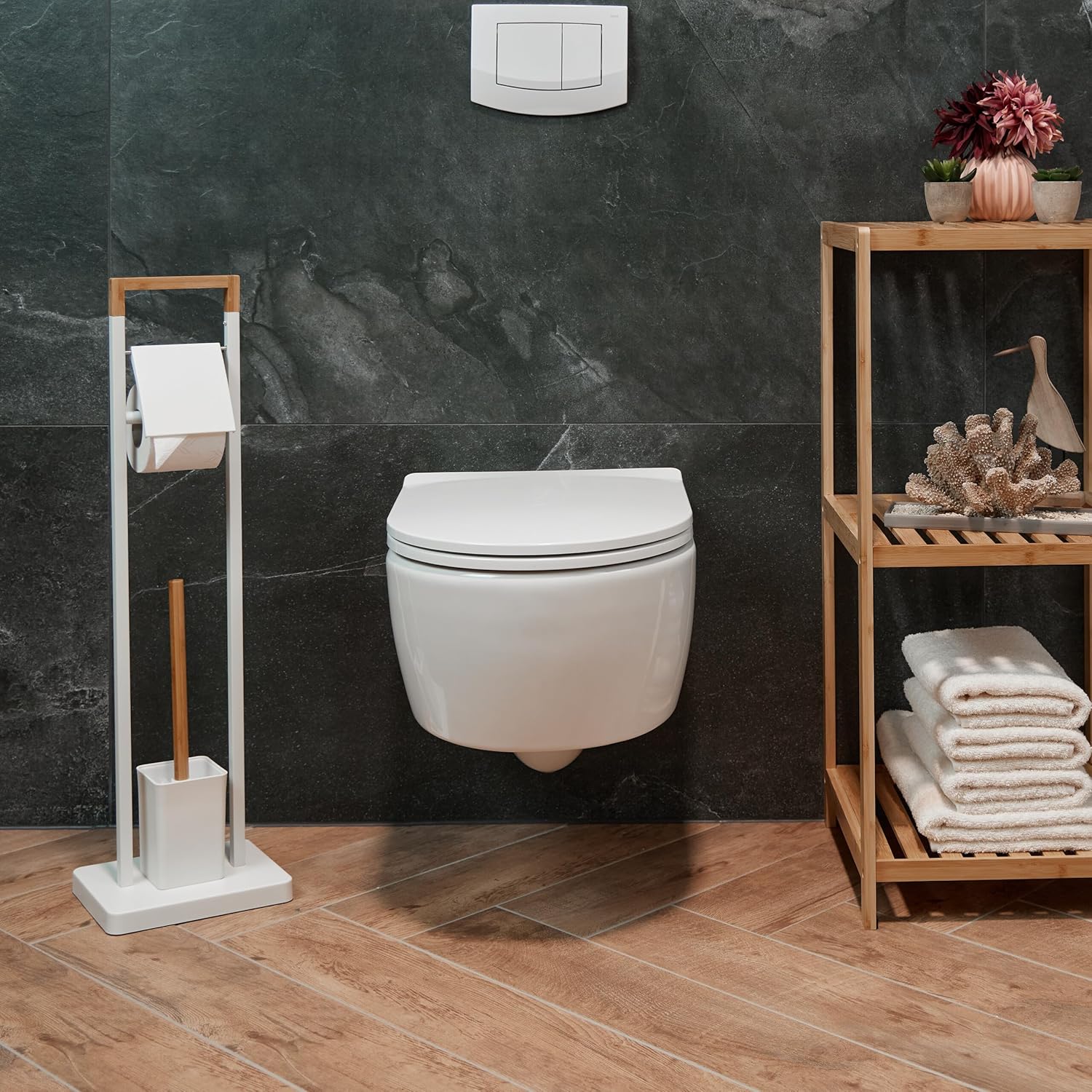 Relaxdays WC Set - 77 x 23 x 18 cm